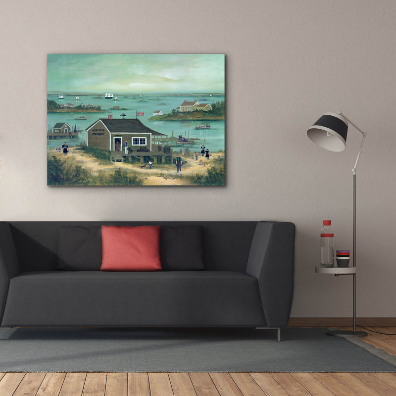 Toile épique Graffiti «Low Tide» par JL Munro, 54 po x 40 po