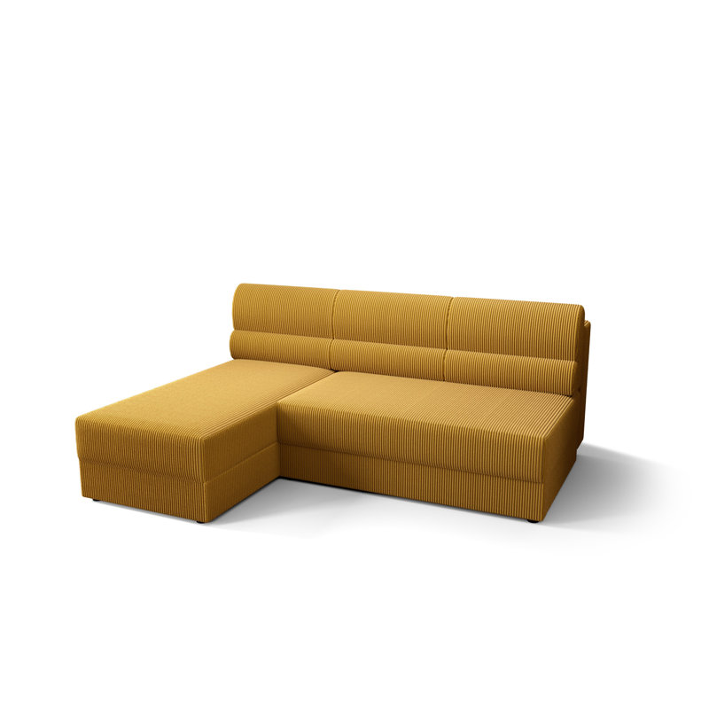 Starlette 3 Seater Corner Sofa , Left -sided, Yellow - Poso1