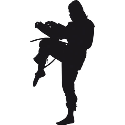 Ninja Silhouette Cardboard Standup