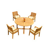 Maldives Outdoor - Piece Teak Dining Set