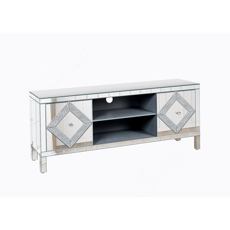 Portes-miroirs à miroir avec rangement ouvert