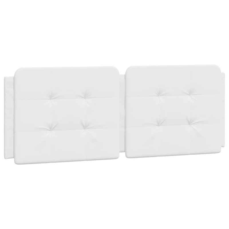 vidaXL Headboard Cushion White, White, Full
