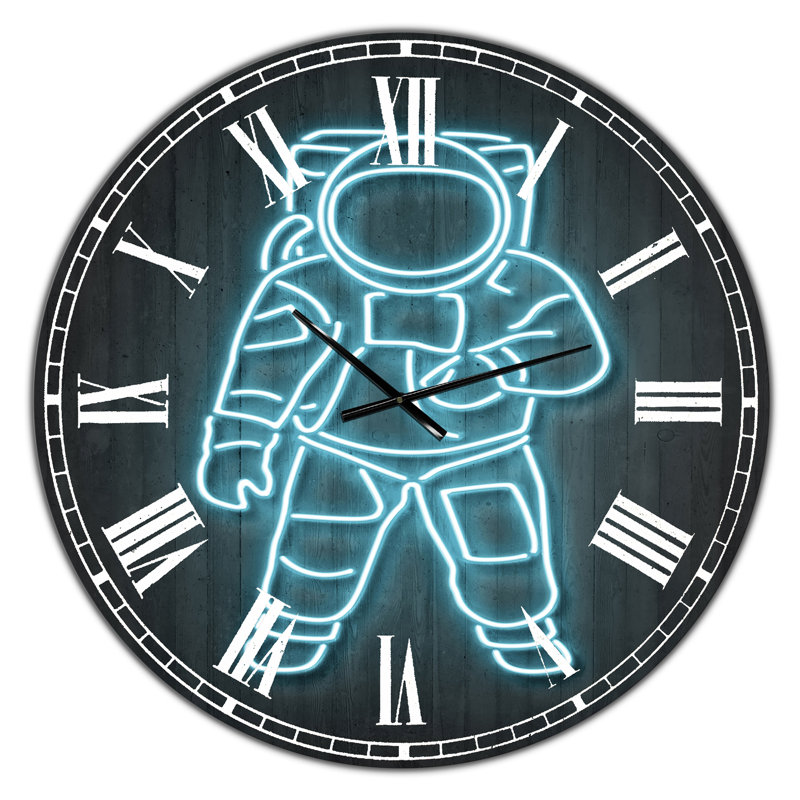 Horloge murale néon, Moyen