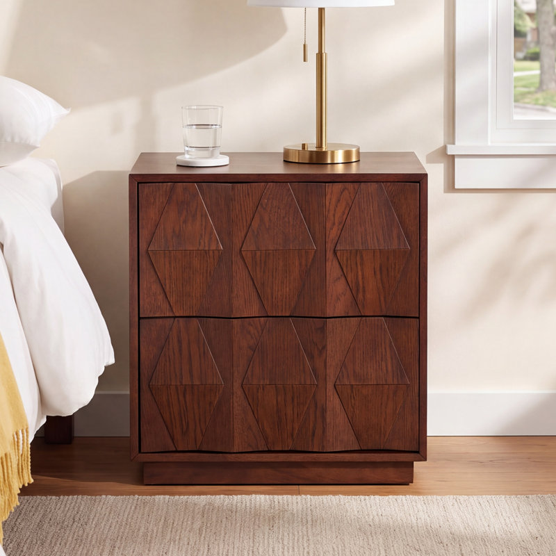 Baylor 23.6 " W Nightstand, Walnut