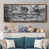 Walnut Floater Framed Canvas