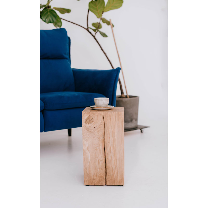 Malbork Solid Wood Accent Stool