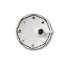 Star Fluted Christmas Porcelain Dish