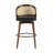 Wood Frame Upholstered Swivel Barstool-540209298