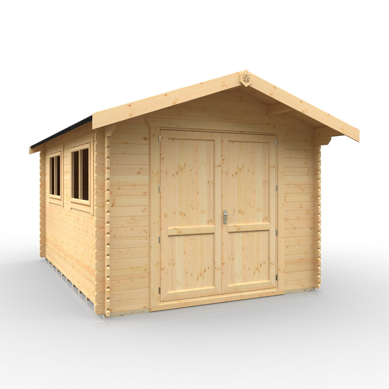 The Javan Tongue & Groove Log Cabin 14x10w