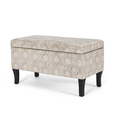 Brankovice 31.9" Wide Rectangle Storage Ottoman