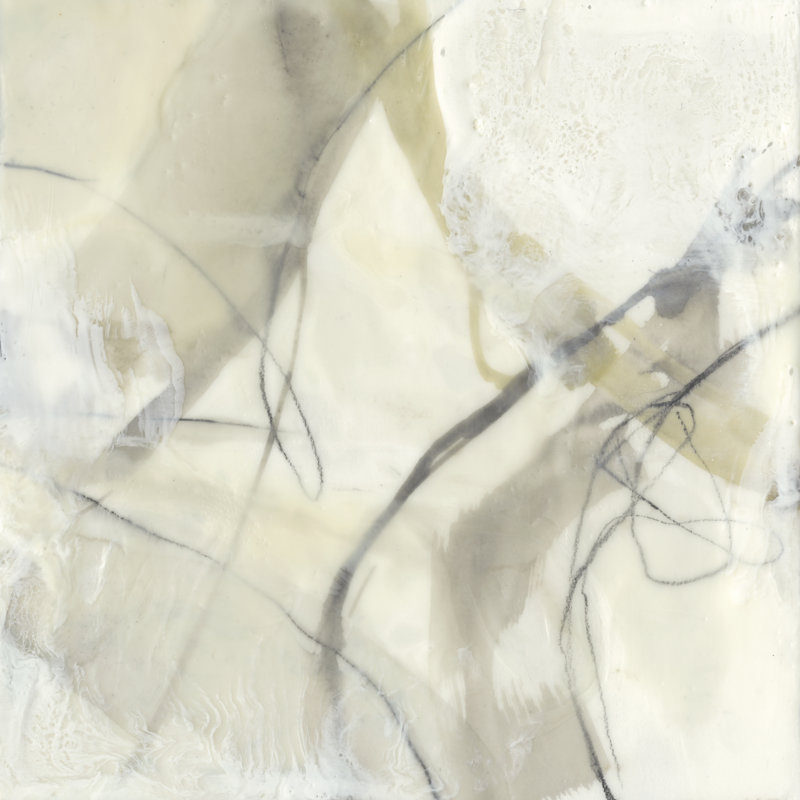Flowing Neutrals IV by Jennifer Goldberger - Wrapped Canvas Painting, 76cm H x 76cm W