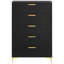 Commode rectangulaire 5 tiroirs Lexie