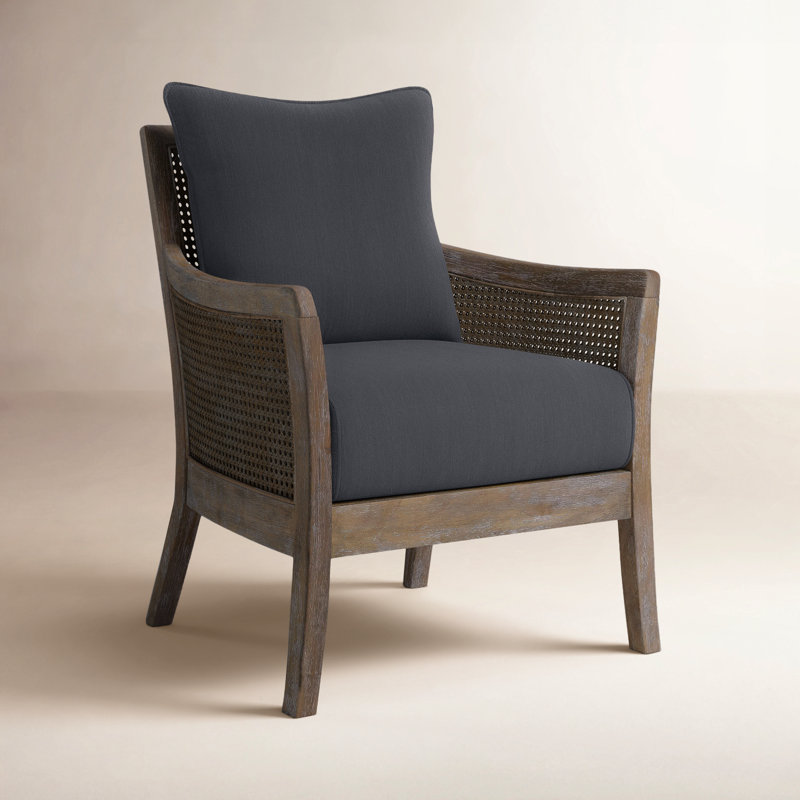 Farlane Upholstered Armchair, Dark Gray