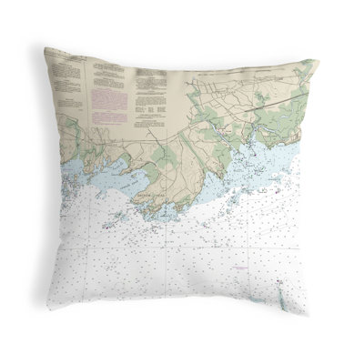Guilford Point, CT Non Corded Indoor/Outdoor Throw Pillow