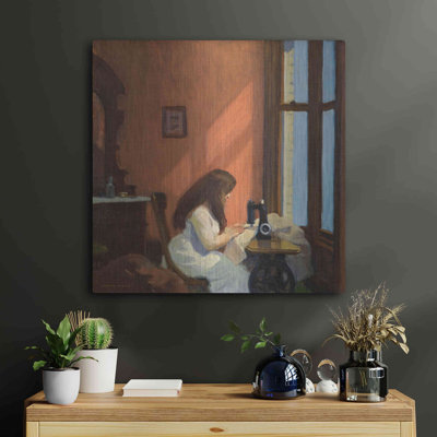«Girl at Sewing Maching, 1921» par MASTERS