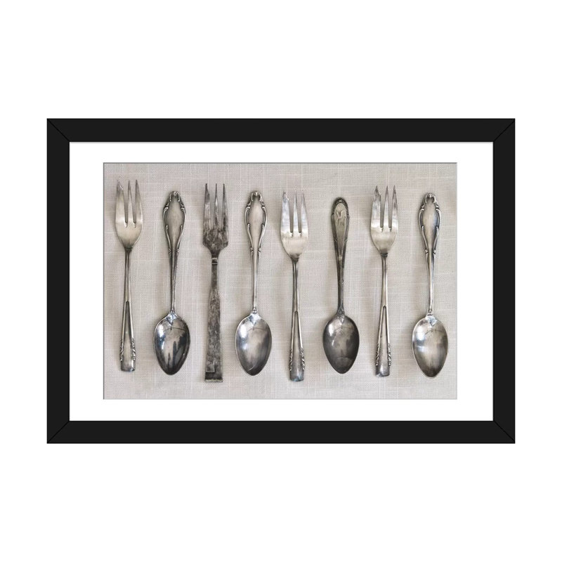 " Antique Collection II " by Assaf Frank, White, Black Framed Fine Art Paper, 16" H x 24" W x 1" D