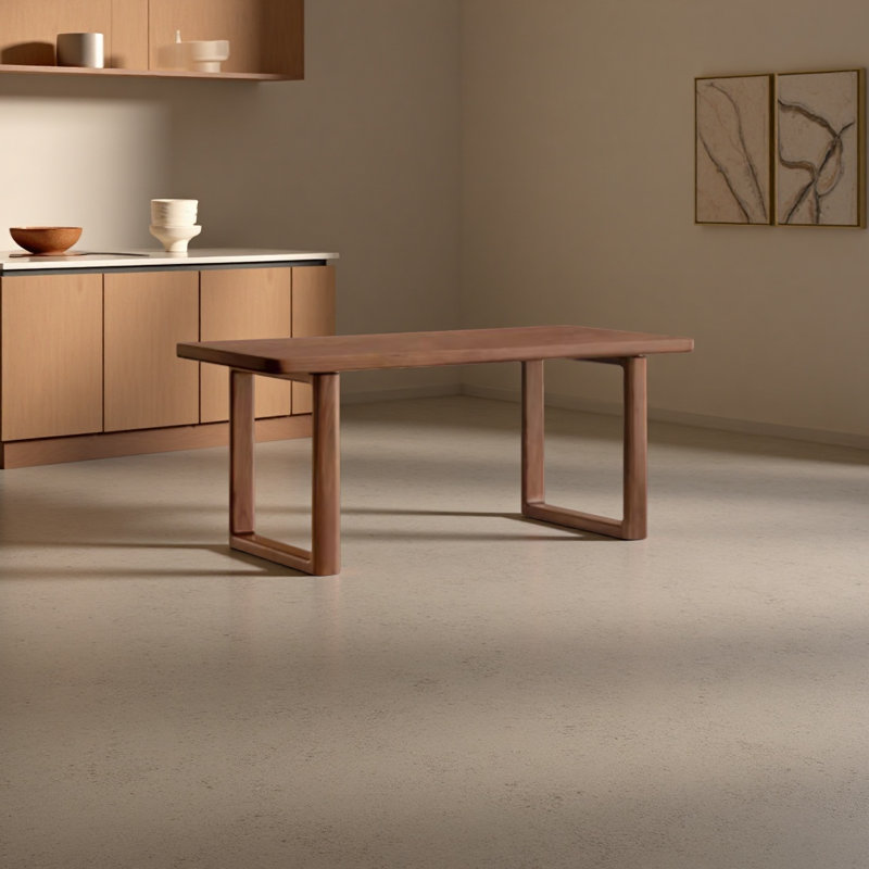 Solid walnut dining table, 29.92”H x 78.74”L x 35.43”W