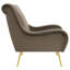 Fauteuil d'appoint à coussin truffé Lundy-117067018