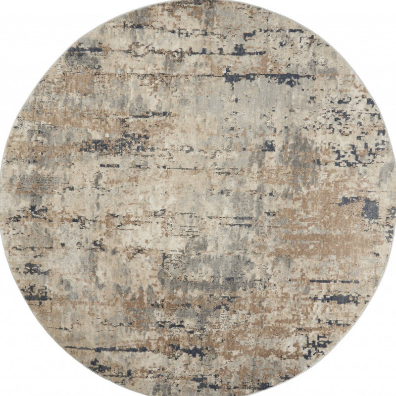 Tapis beige 8 pi 8 po