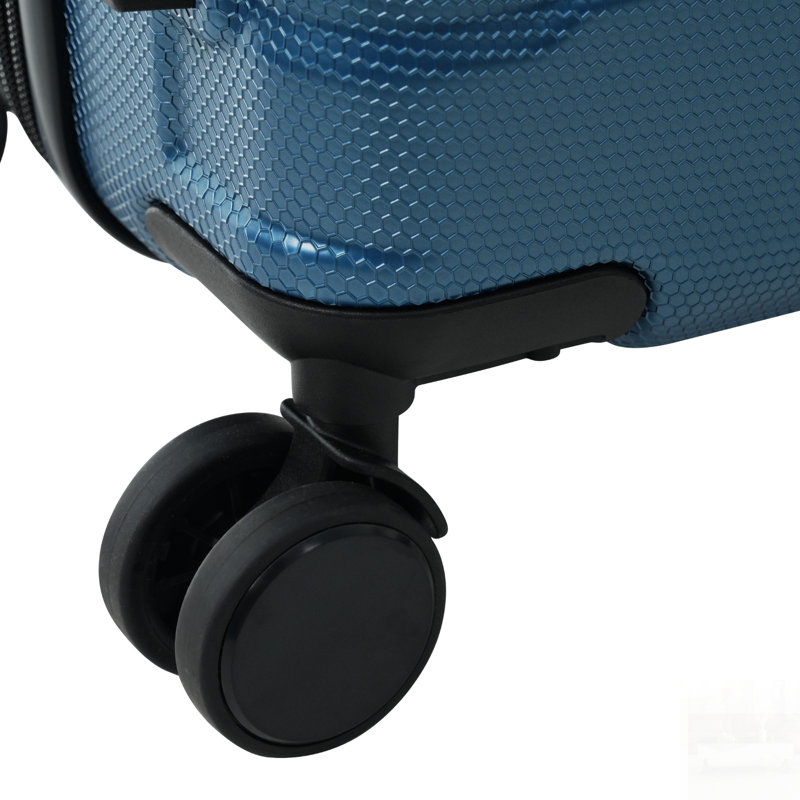 Valise rigide durable en ABS extensible de 24 pouces avec roues pivotantes et verrou TSA pour un voyage sécuritaire