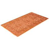 Overdyed One-of-a-Kind 3' 1" X 5' 4" Hand Knotted Area Rug