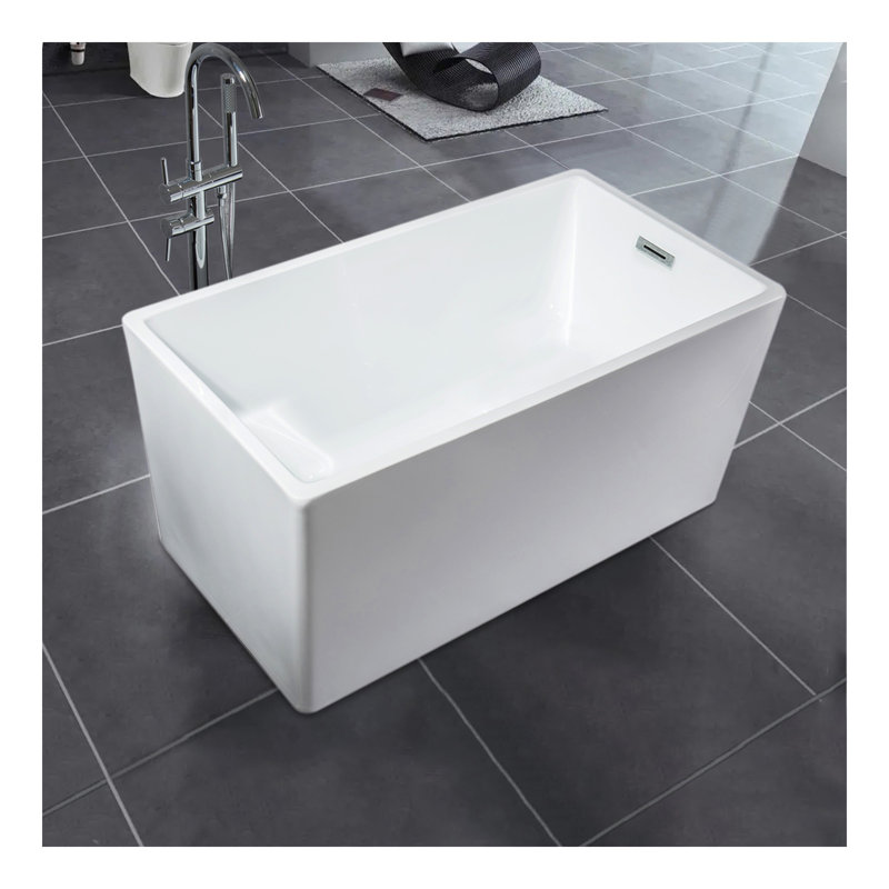 Baignoire de trempage autoportante en acrylique Flatbottom