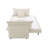 Fabric Sleeper Sectional Sofa W/ 2 Toss Pillows