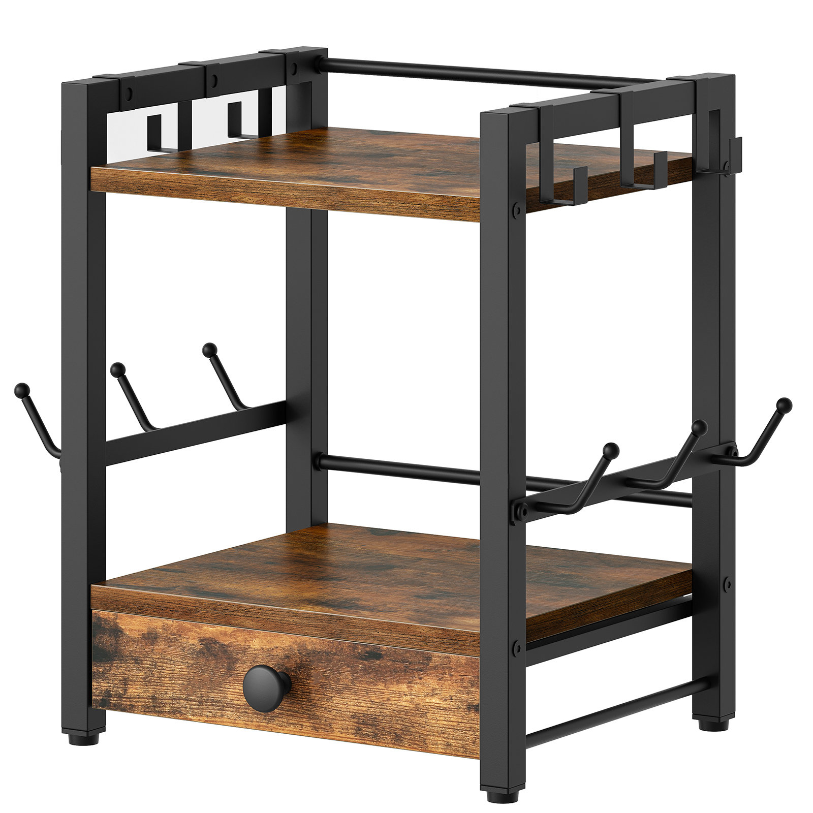 17 Stories 2-Tier Coffee Mug Holder with 12 Hooks | Wayfair