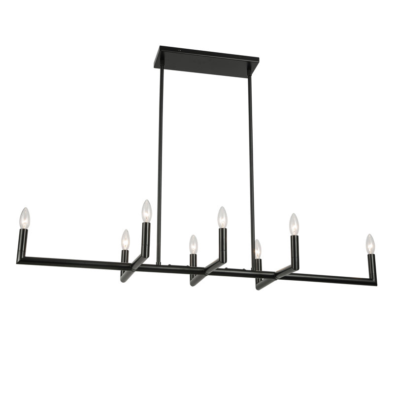 Lustre horizontal 8 lumières Nora