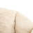 Indoor Beige Armchair - Style Bean Bag, High And Arms For Comfort In Lounging. Velvety Faux Fur Fabric, Breathable Shredded Foam, Space Saving Furniture Home, Versatile Decor Different Styles Of Cozy
