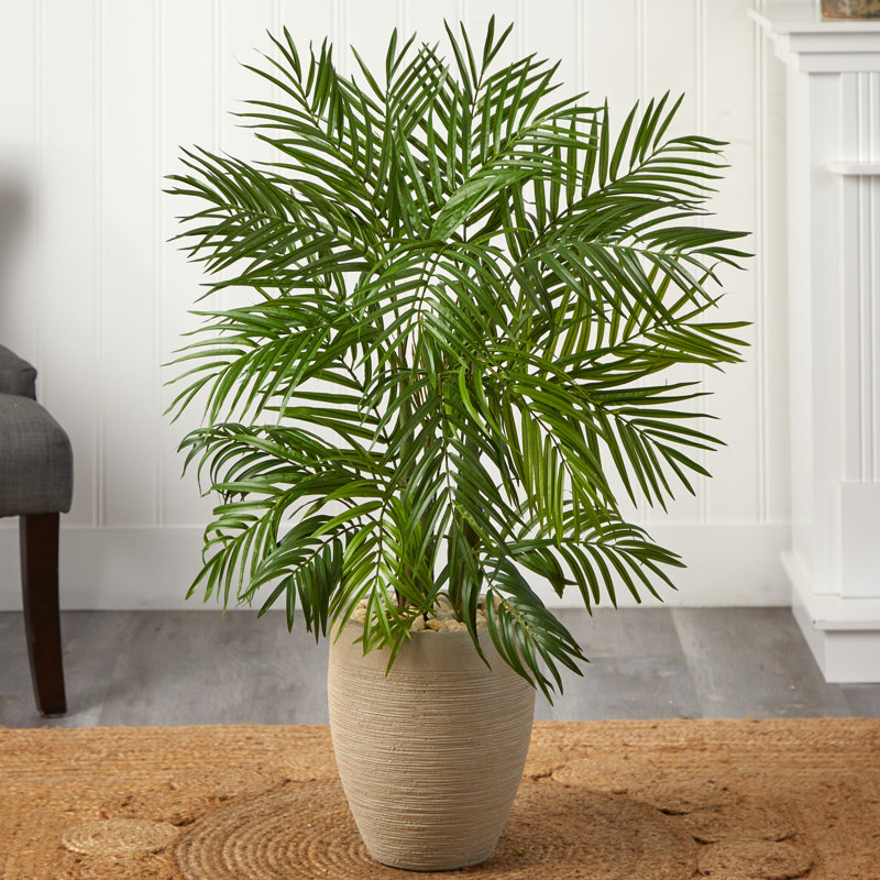 48'' Faux Palm Tree in Ceramic Planter
