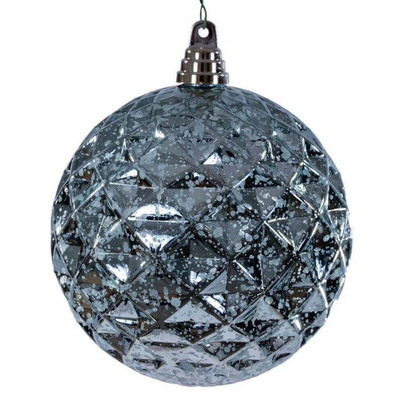 Ornement de Noël 6 po incassable, Bleu pastel