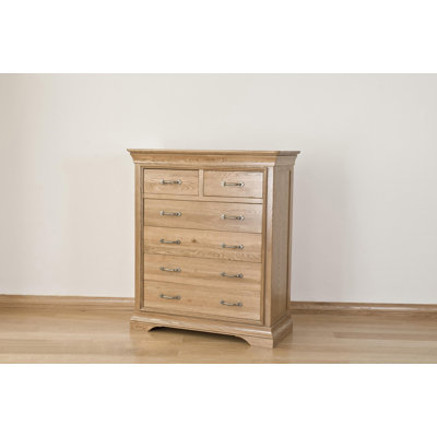 Solid Wood 100cm W 6 - Drawer Chest of Drawers