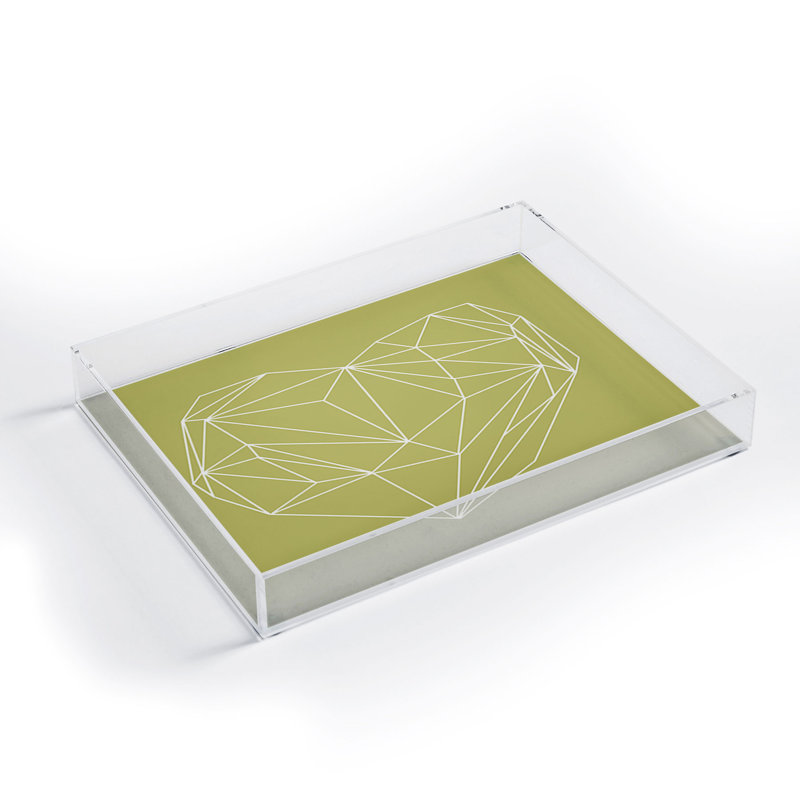 Plastic / Acrylic Tray, 2" H x 8" W x 6" D