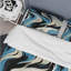 Black And Blue Zebra Stripes - Ensemble de housse de couette à rayures-1663954841