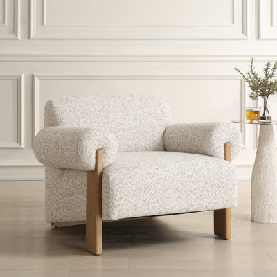  Chaise d'appoint rembourrée Dave