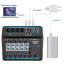 Console de mixage audio 6 canaux avec Bluetooth et alimentation fantôme 48V