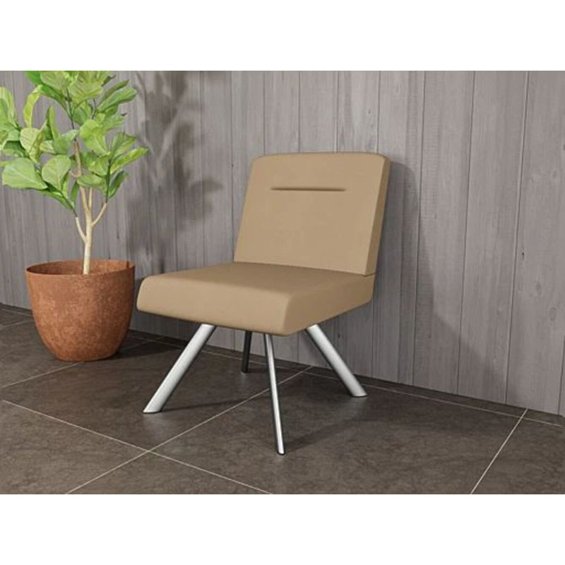 Chaise d'invité Willow, Argent argent, Patriot Plus taupe