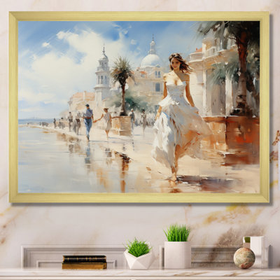 Kolbie, Espagne, bord de mer, promenade à Tolède, sur toile
