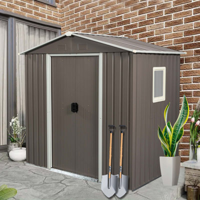 Outdoor Storage Sheds 6Ftx4ft Apex Roof