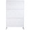 Écran d'intimité extérieur et intérieur en métal H 76 po x l 48 po, écran d'intimité décoratif autoportant pour terrasse de balcon de terrasse, panneaux de clôture d'intimité pour jardin extérieur PS115