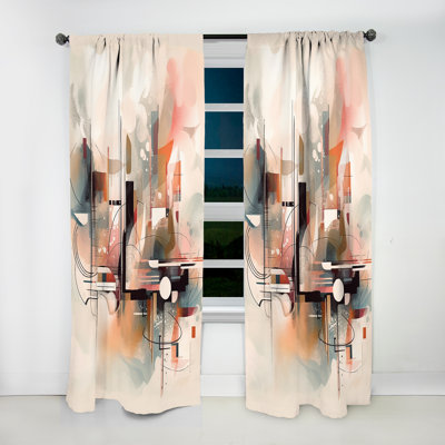 Eastover - Explorations In Serenity IV - Abstract Curtain - Velvet Room Darkening - 1 panel