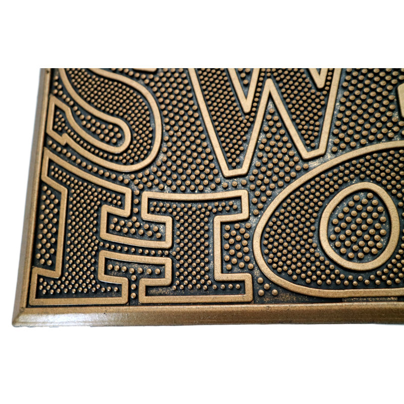 Driggers Non-Slip Indoor / Outdoor Doormat, Rectangle 40 x 70cm