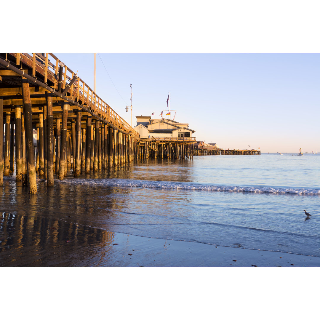 Pier in Santa Barbara - Kunstdrucke auf Leinwand