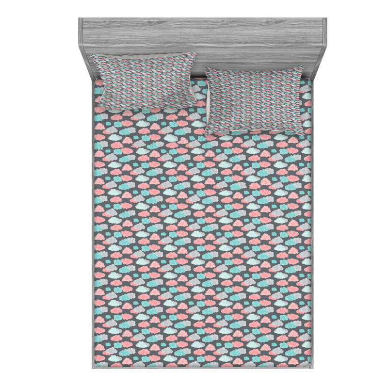 Microfiber Sheet Set, Full Sheet Set with Fitted Sheet