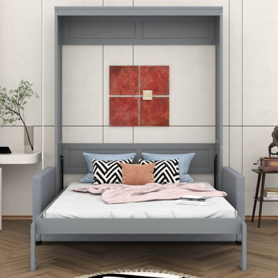 Lit escamotable mural avec coussin Kiora
