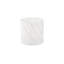 Shear Side Table, Oval, White Stone