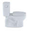 Eco Drake® Two-Piece Round 1.28 GPF Toilet With Toilet Seat, Wax Ring and Toilet Mounting Bolts