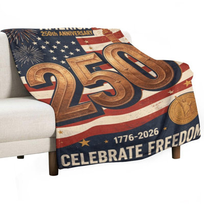 Jeté en flanelle de luxe America Deux cent (7), couverture douce et chaude pour le canapé-lit du salon