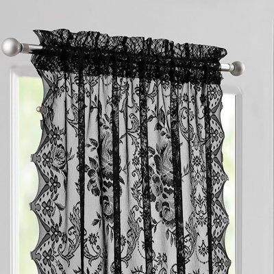 Paire de rideaux semi-transparents avec passe-tringle Bergerac